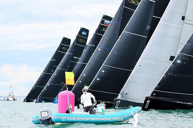 RC44's in Portsmouth 2016 © Adventures of a Sailor Girl